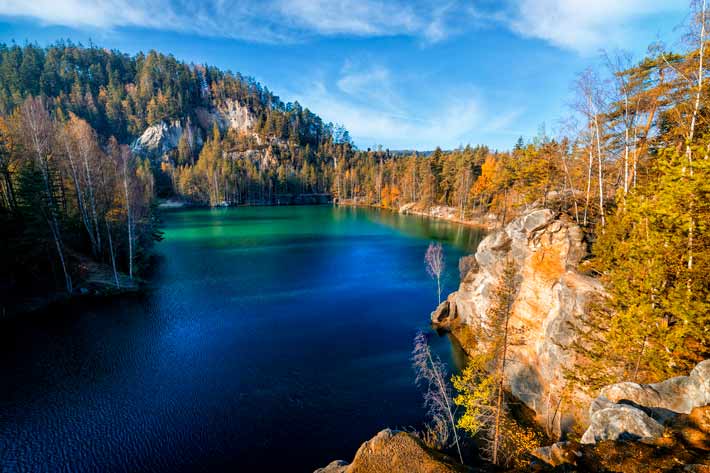 Czech Republic national park lake